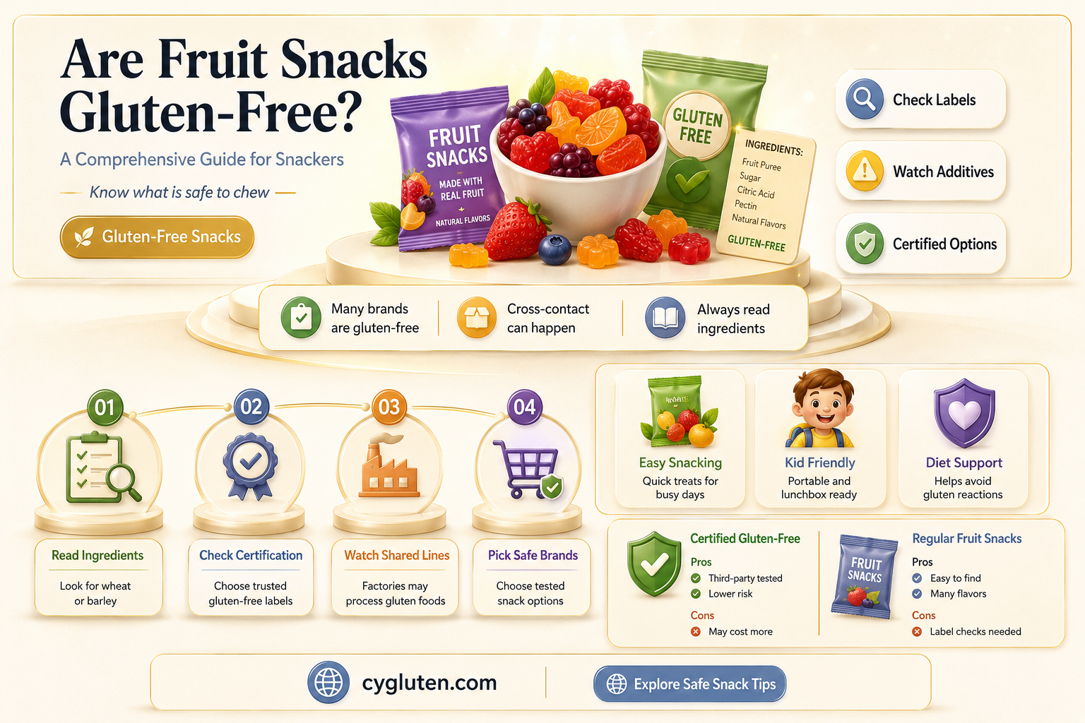 are fruit snack gluten free