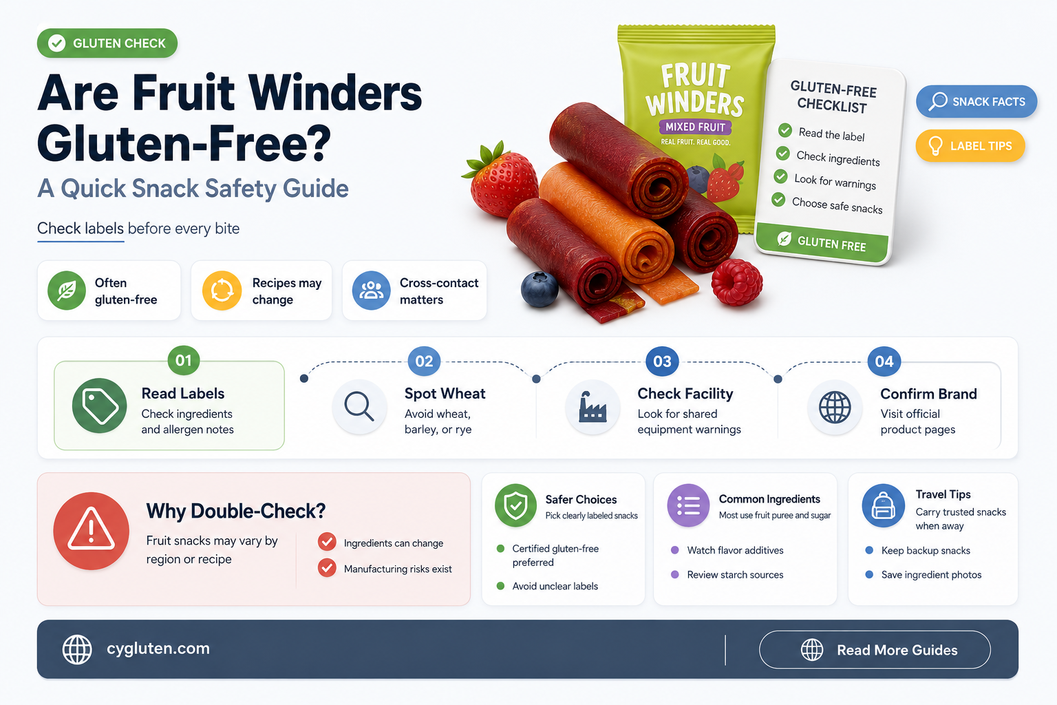 are fruit winders gluten free