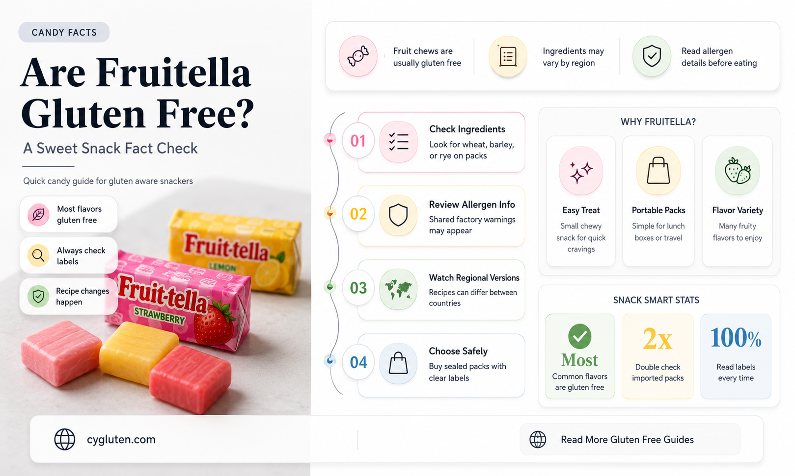 are fruitella gluten free