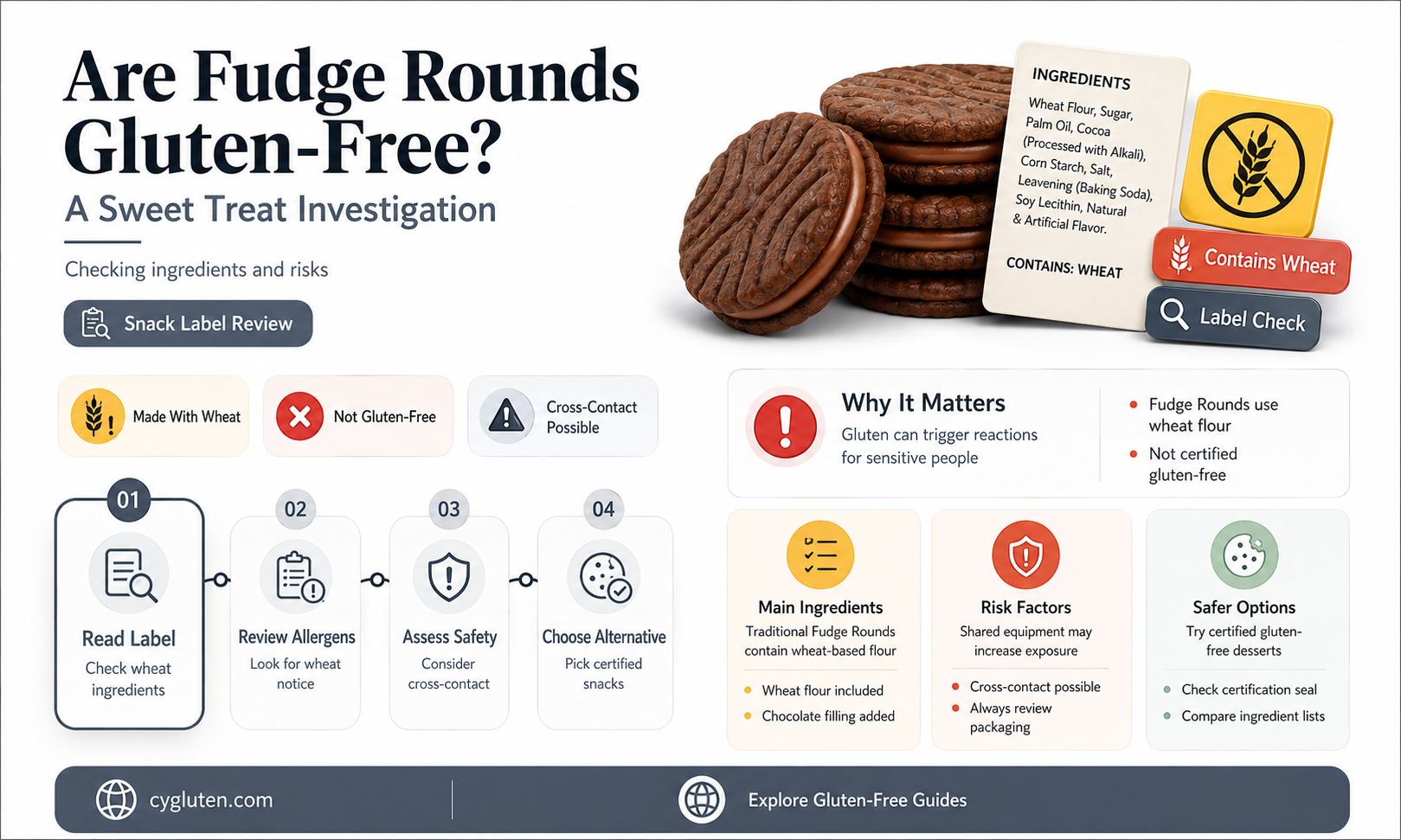 are fudge rounds gluten free