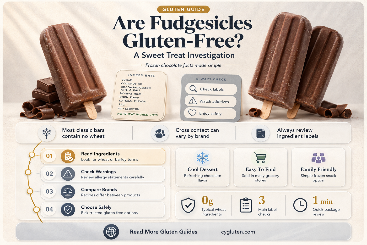are fudgesicles gluten free