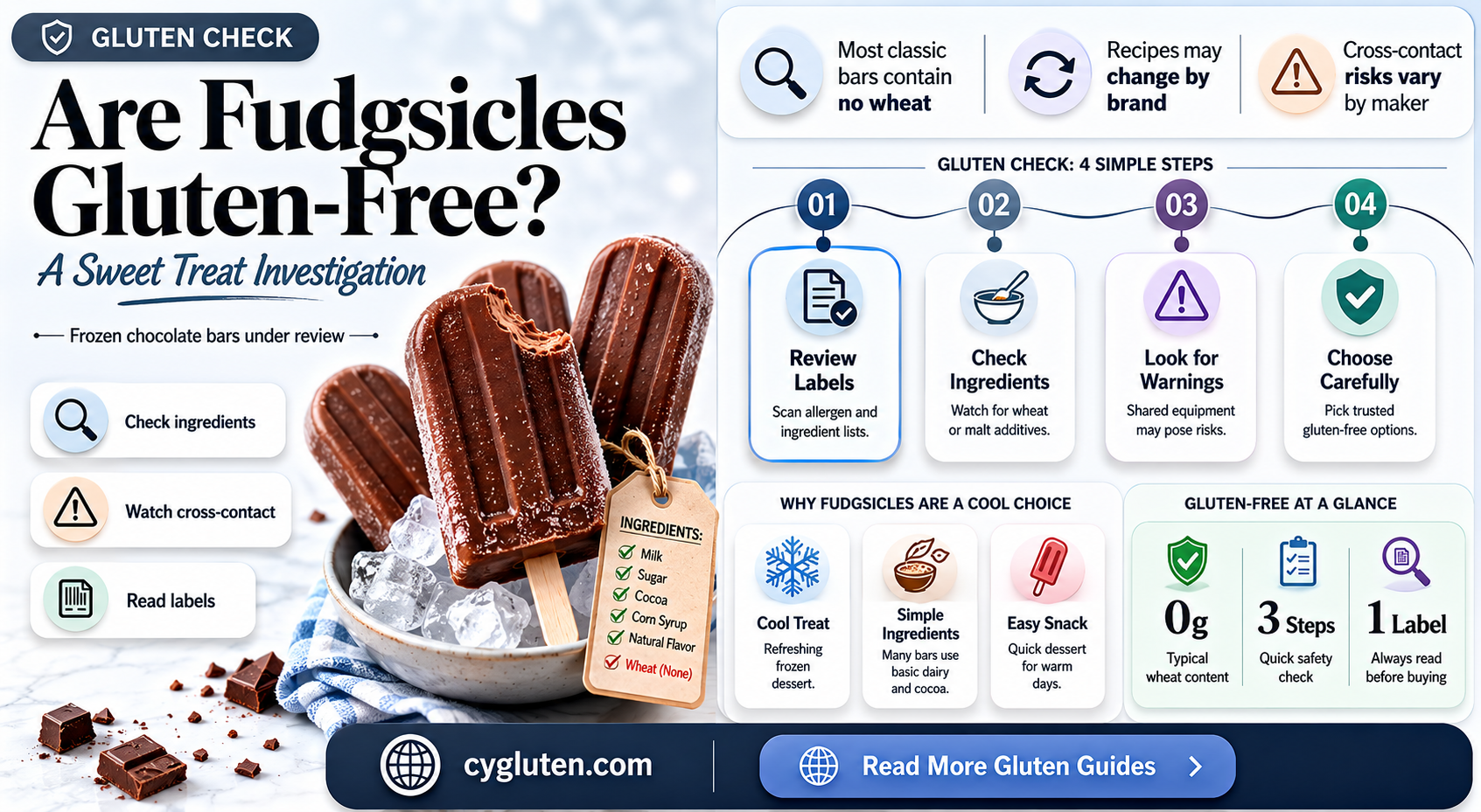 are fudgsicle gluten free