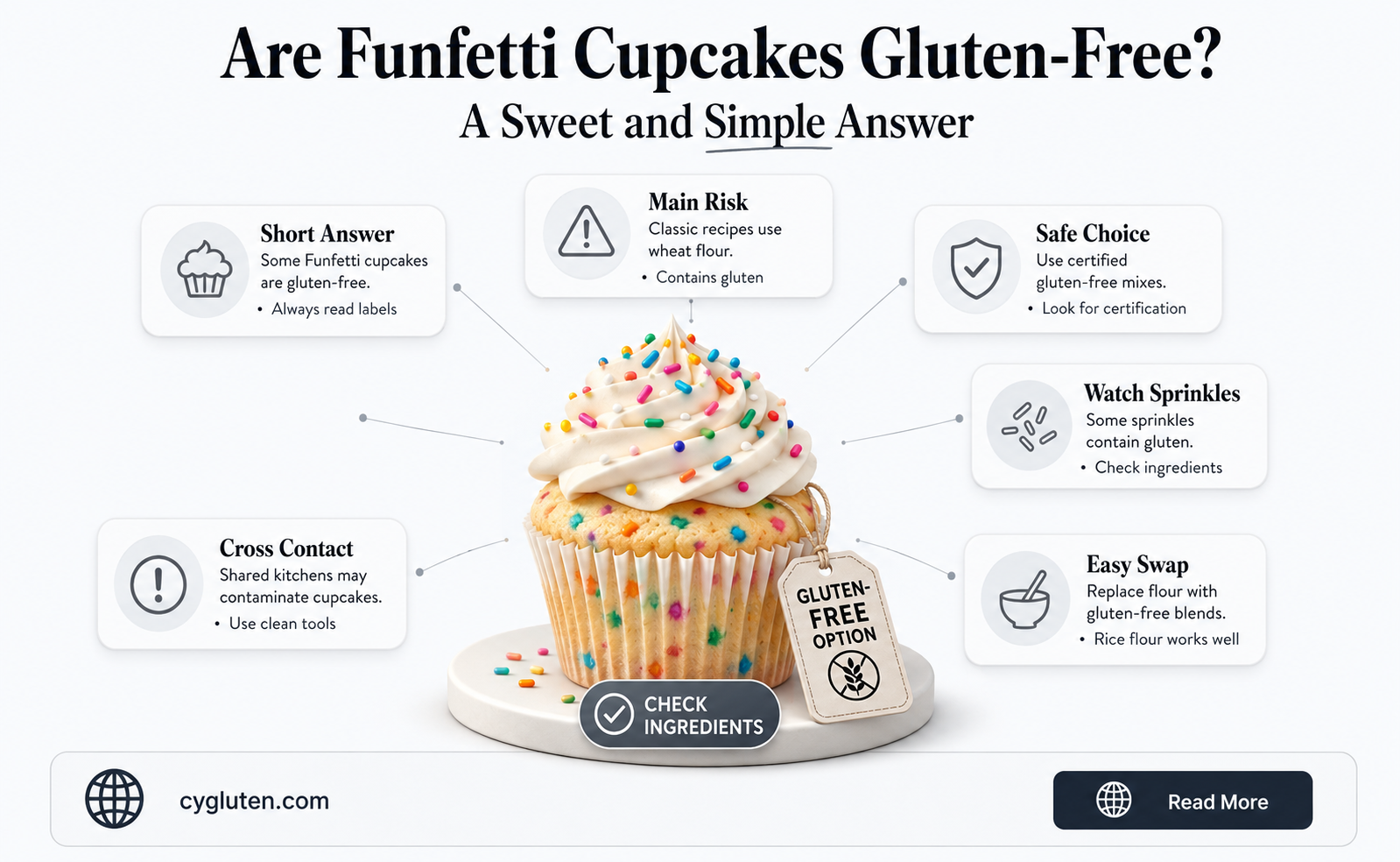 are funfetti cupcakes gluten free