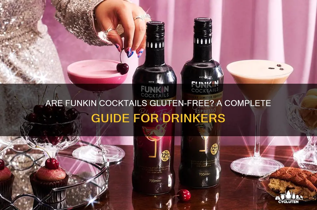 are funkin cocktails gluten free