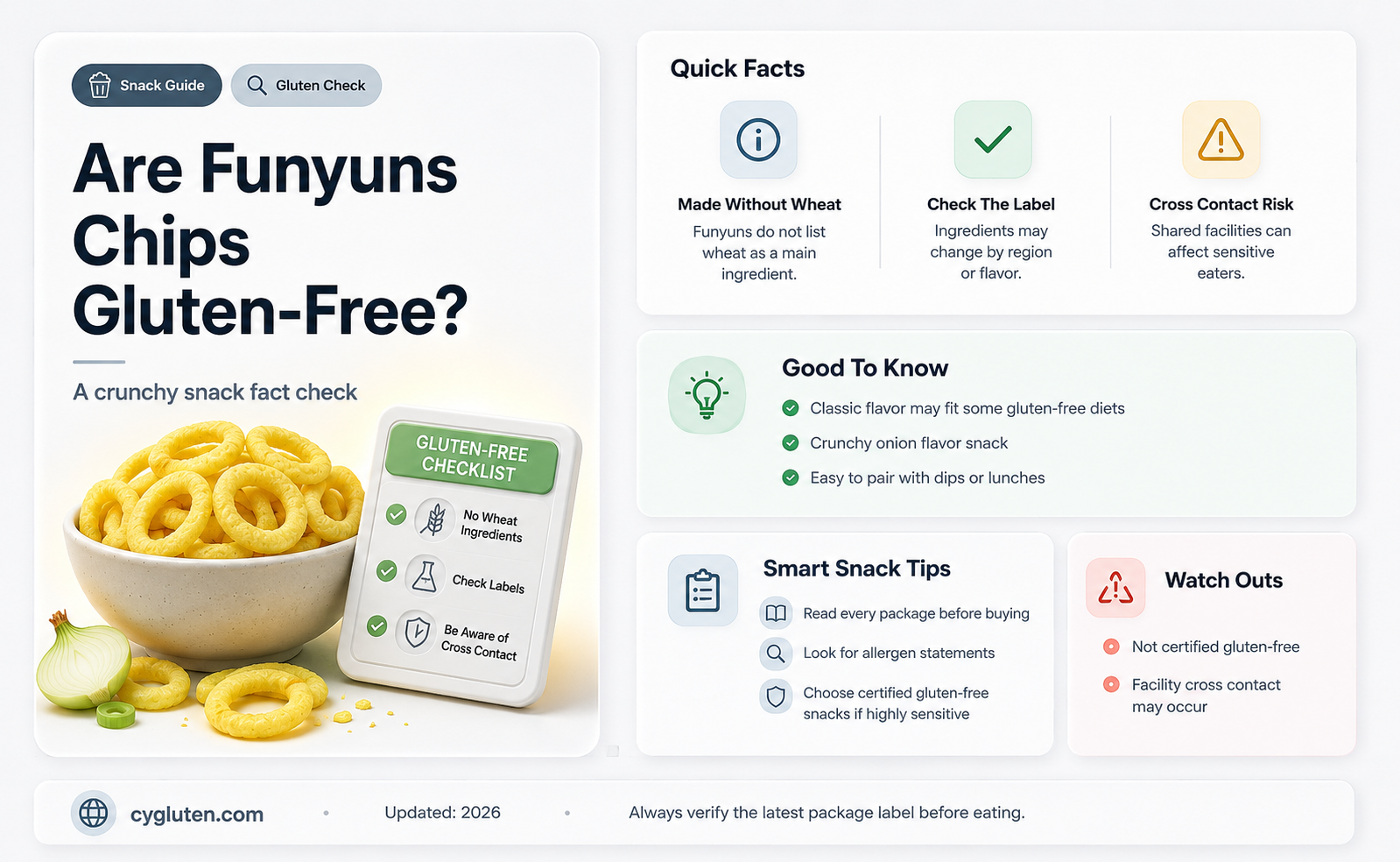 are funyuns chips gluten free