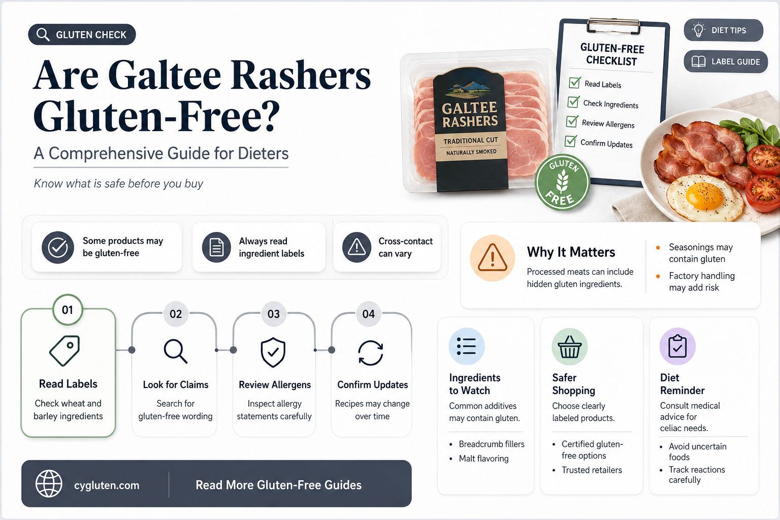 are galtee rashers gluten free