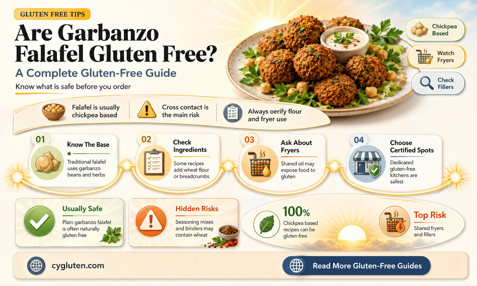 are garbanzo falafel gluten free
