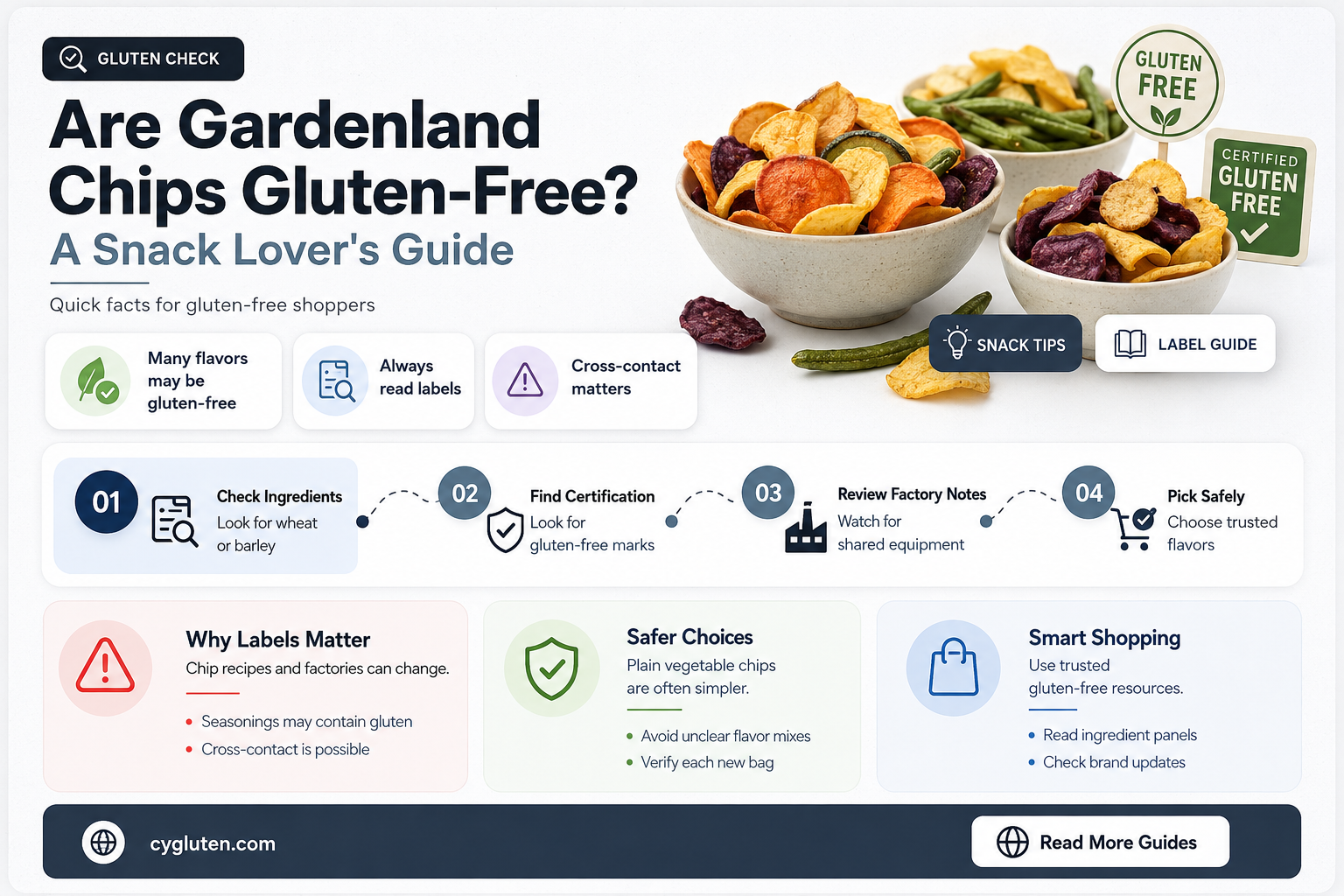 are gardenland chips gluten free