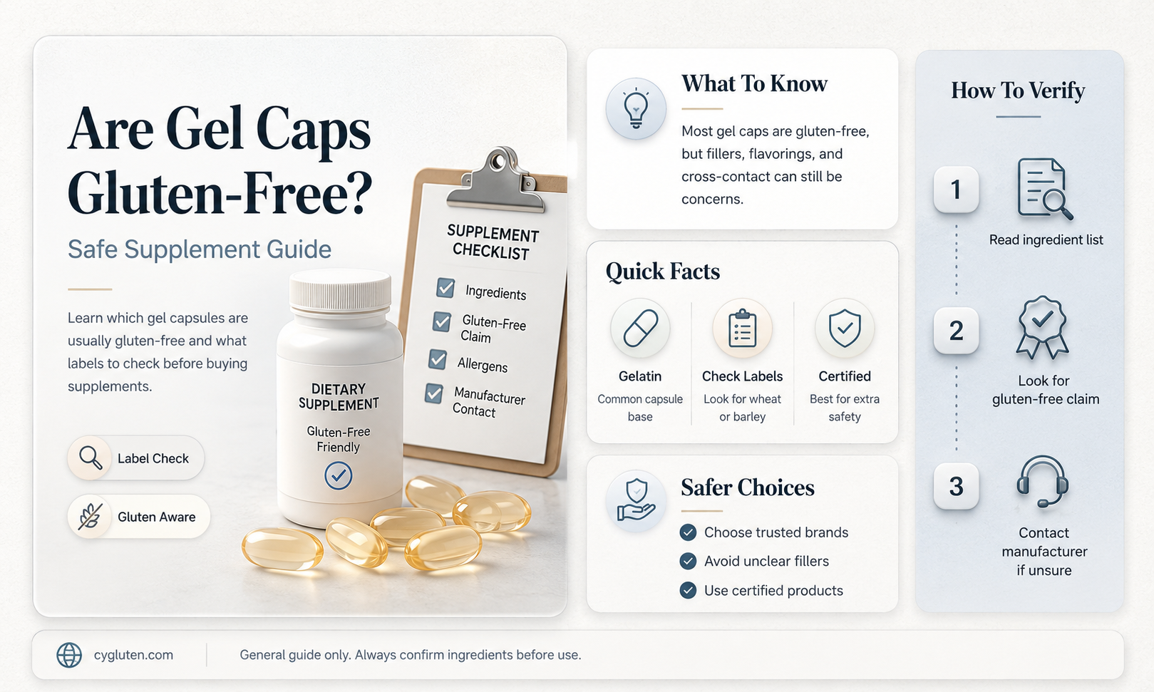 are gel caps gluten free