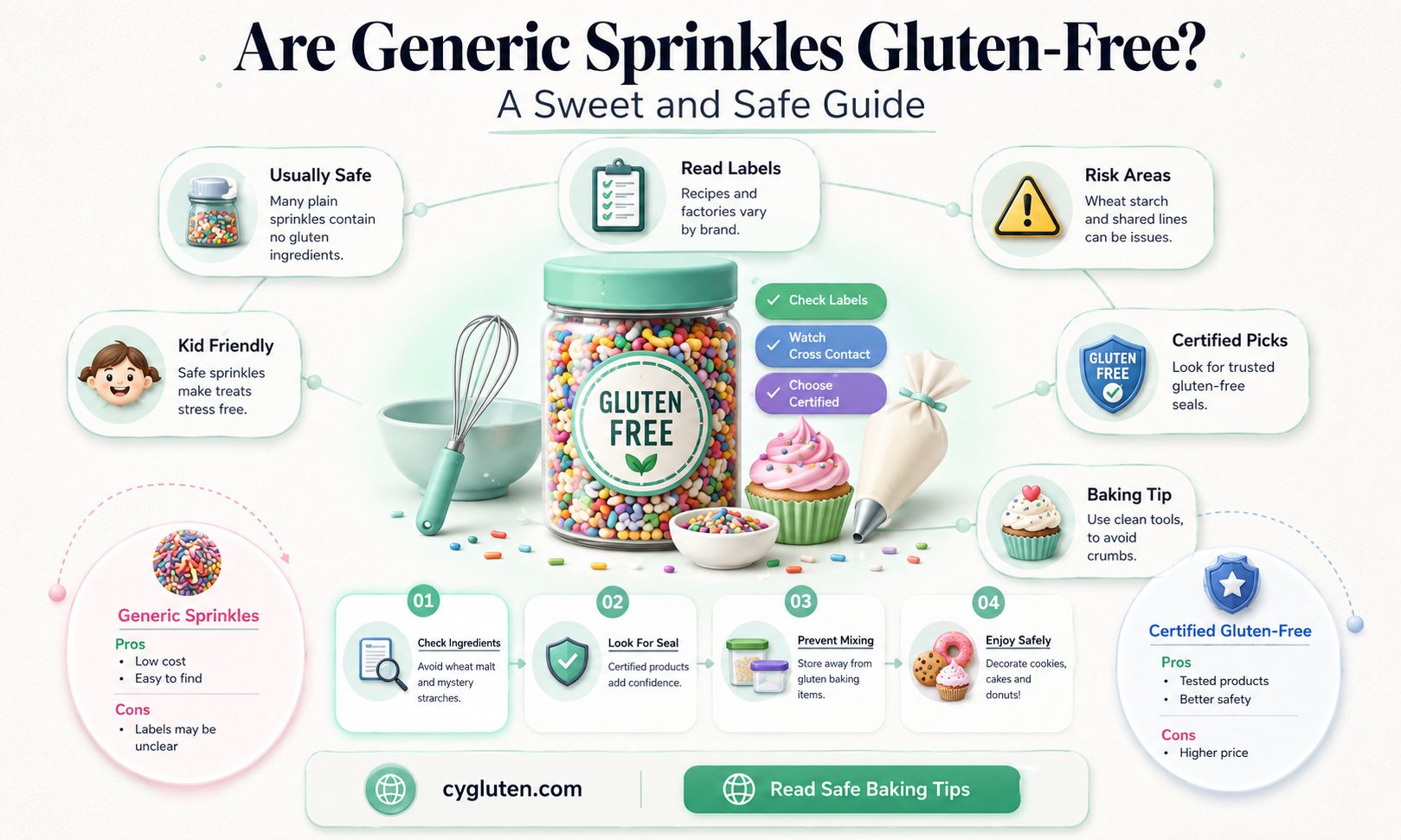 are generic sprinkles gluten free