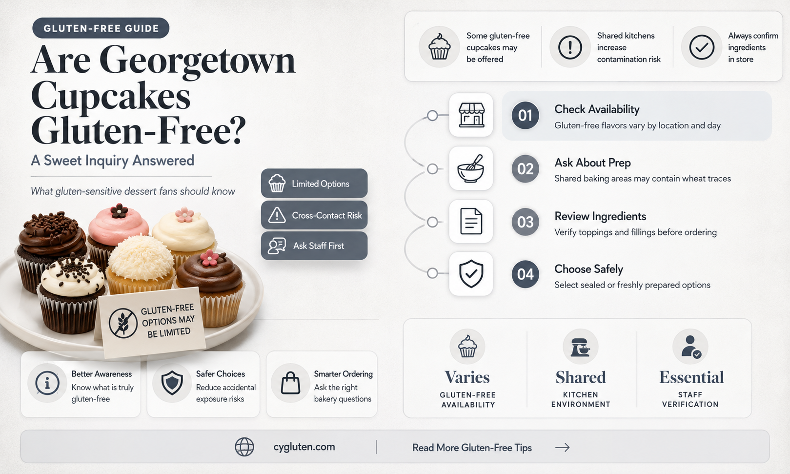 are georgetown cupcakes gluten free