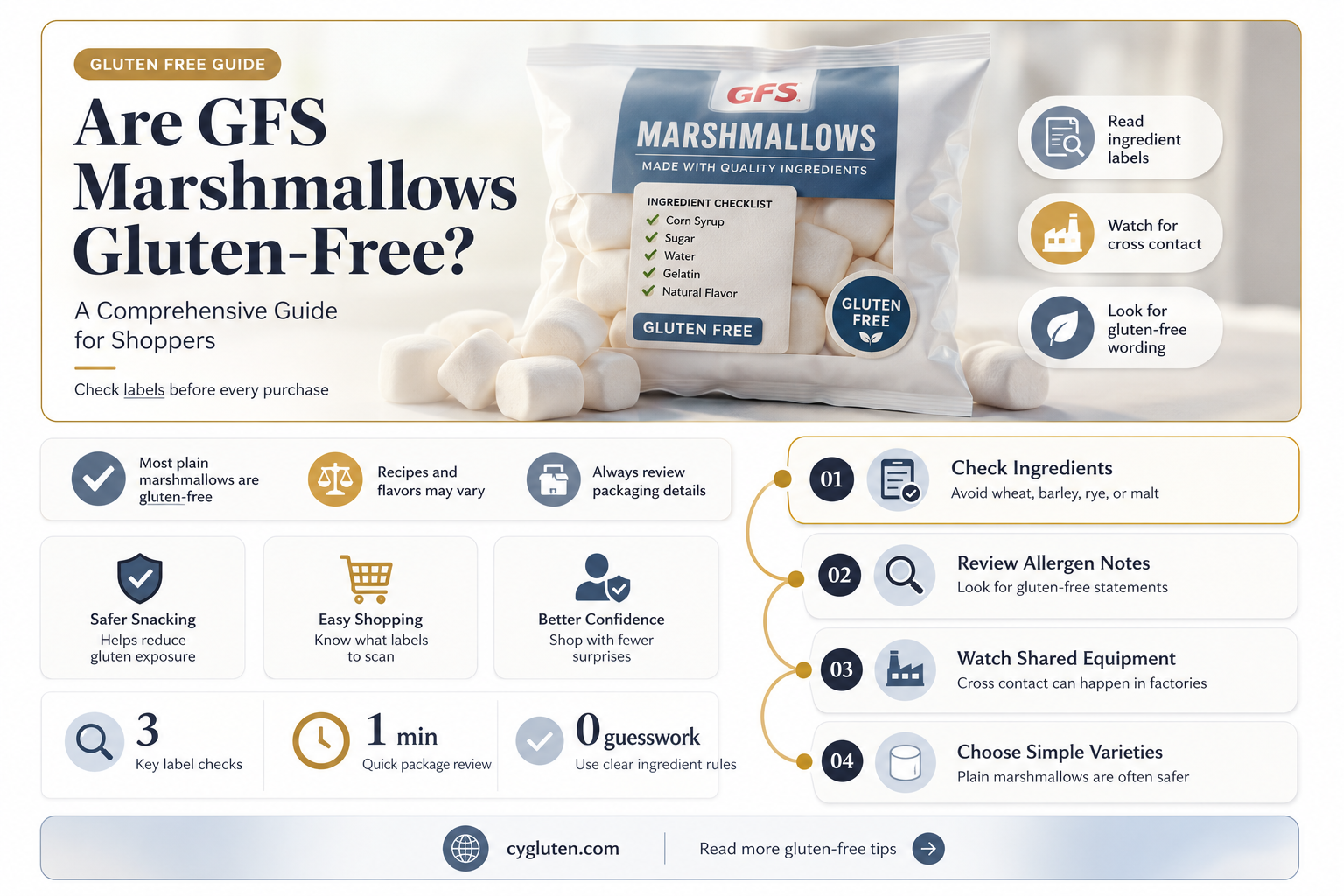 are gfs marshmallows gluten free