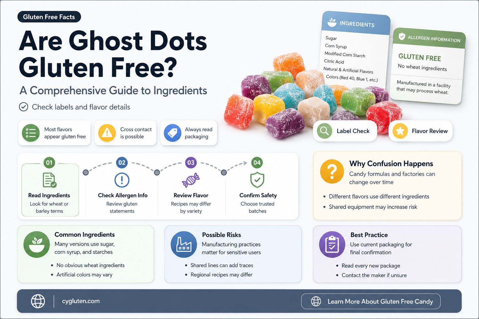 are ghost dots gluten free