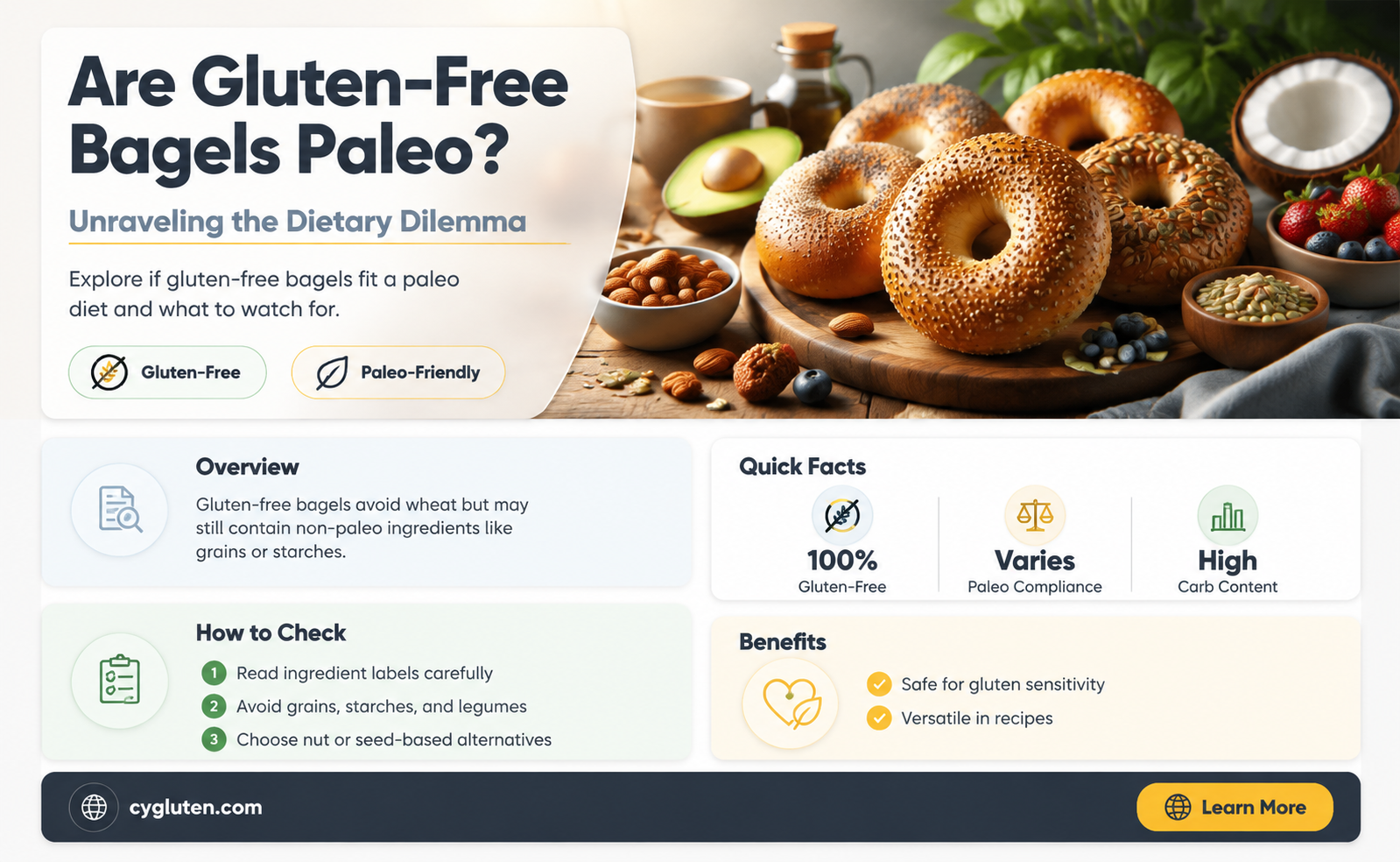are gluten free bagels paleo