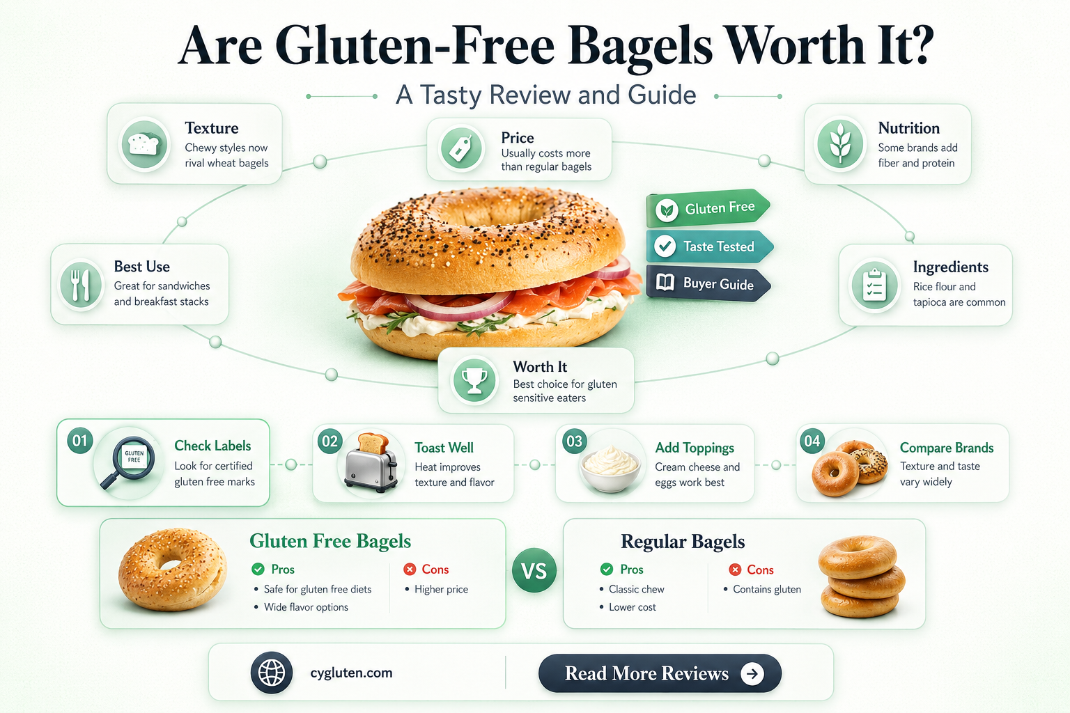 are gluten free bagels good