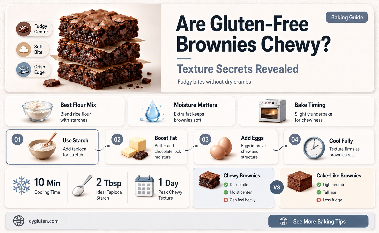 are gluten free brownies chewy