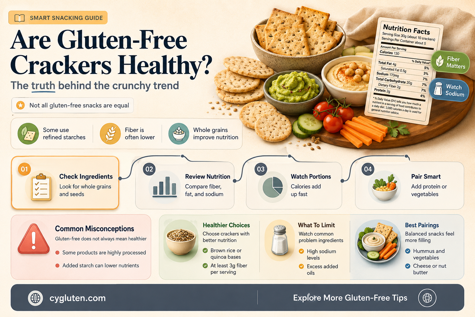 are gluten free crackers healthy