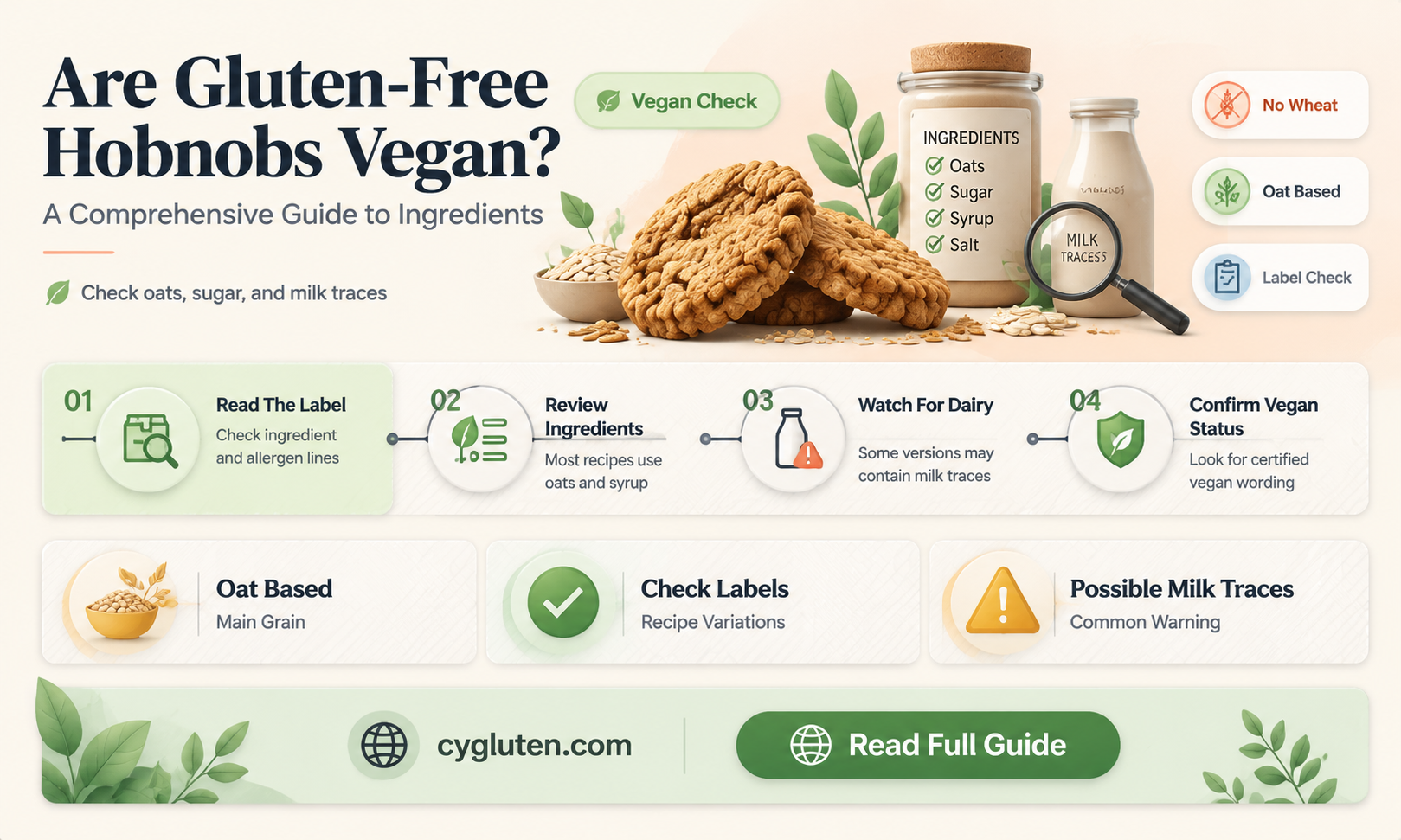 are gluten free hobnobs vegan