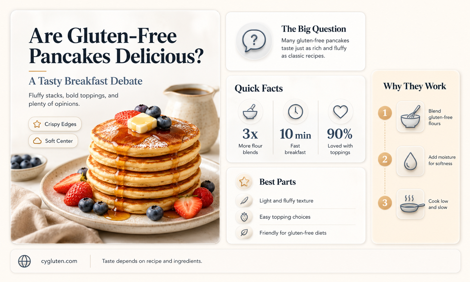 are gluten free pancakes good