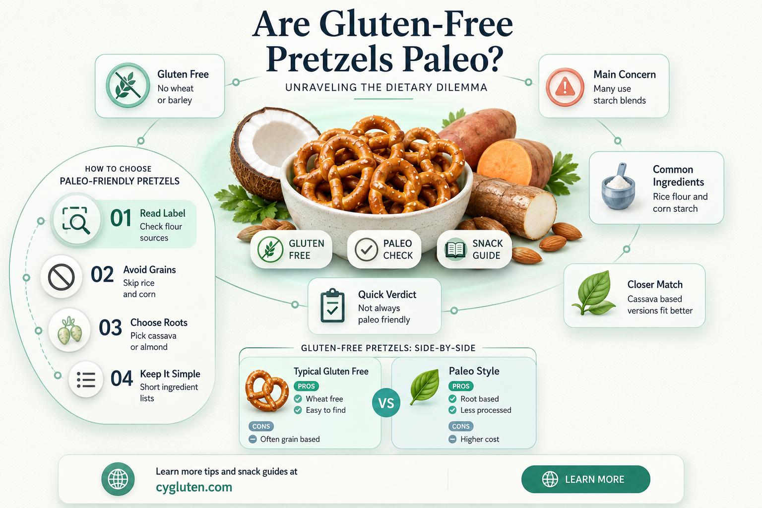 are gluten free pretzles paleo