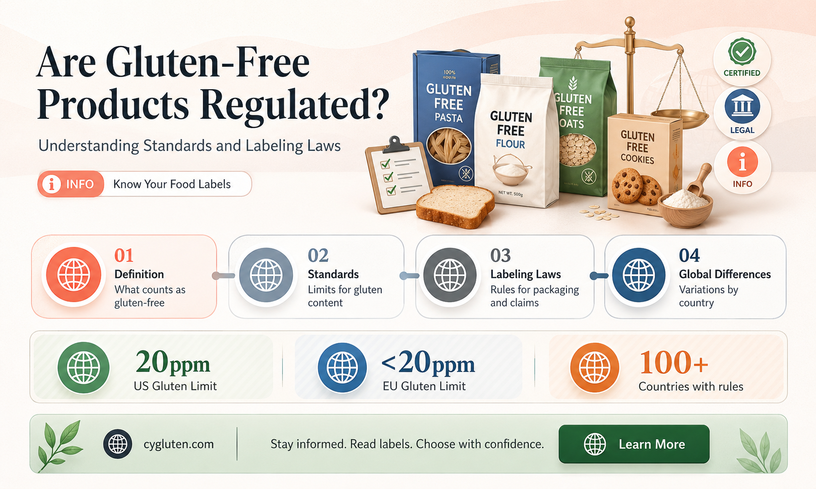 are gluten free products regulated
