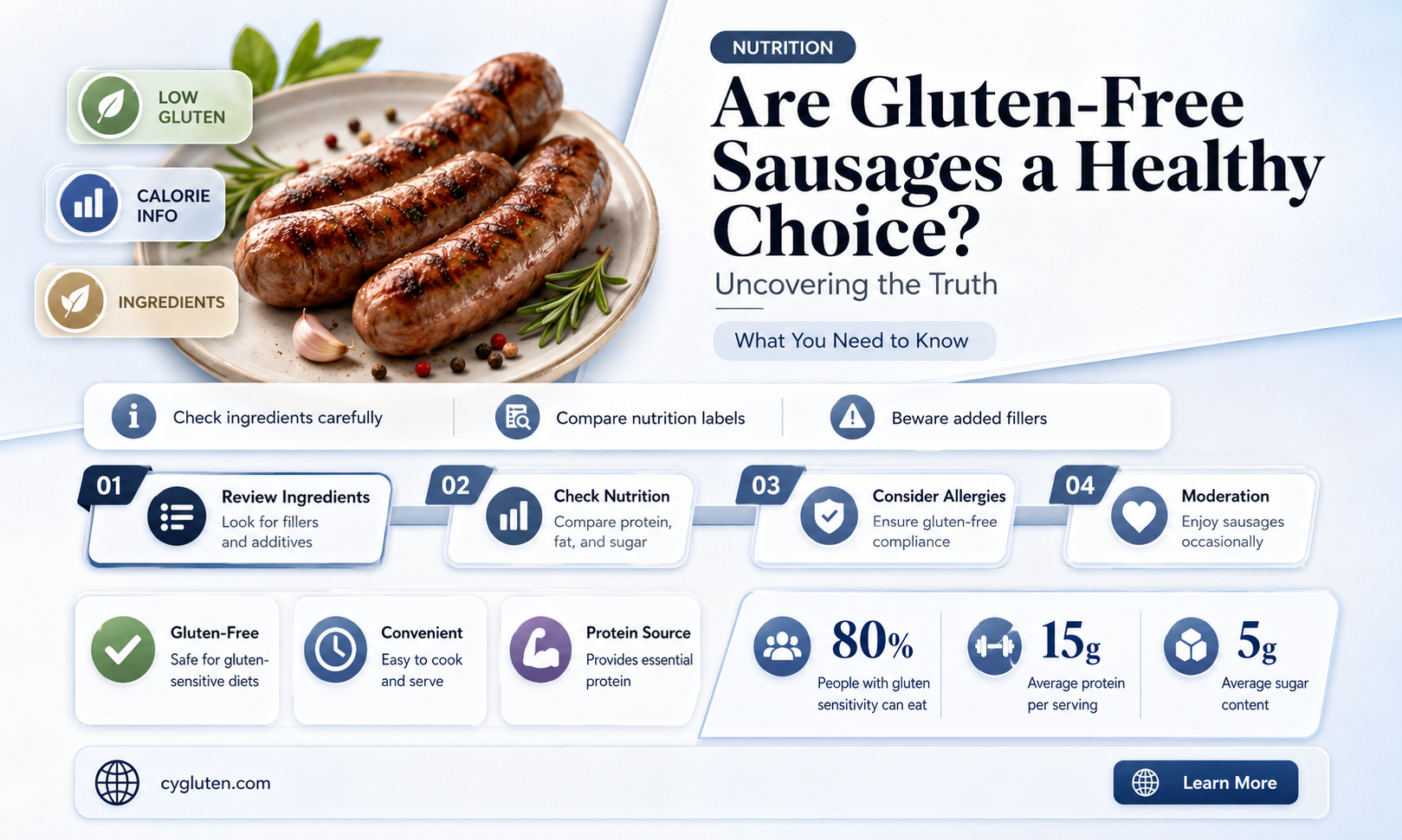 are gluten free sausages healthy