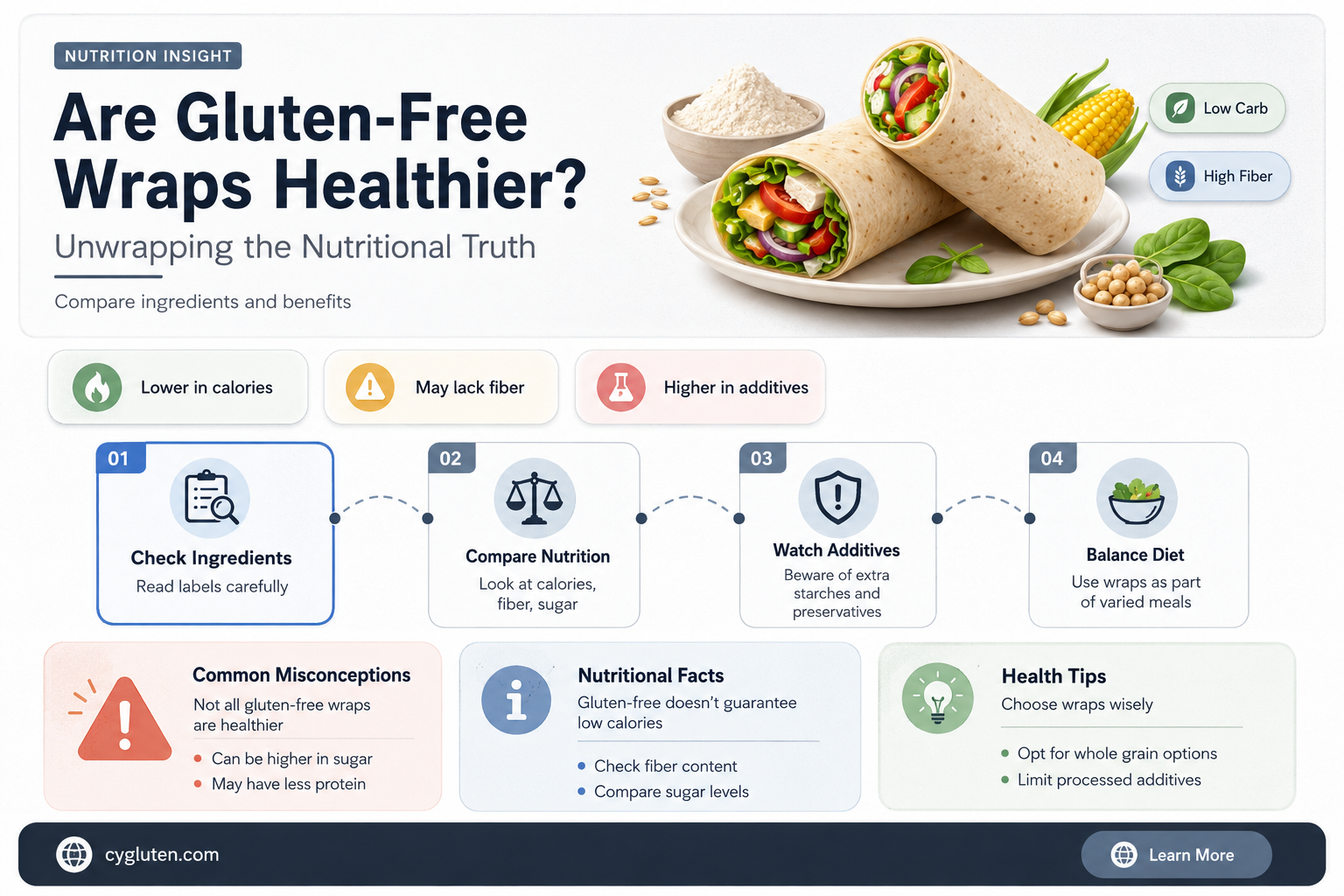 are gluten free wraps healthier