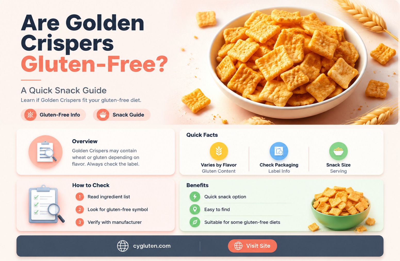 are golden crispers gluten free