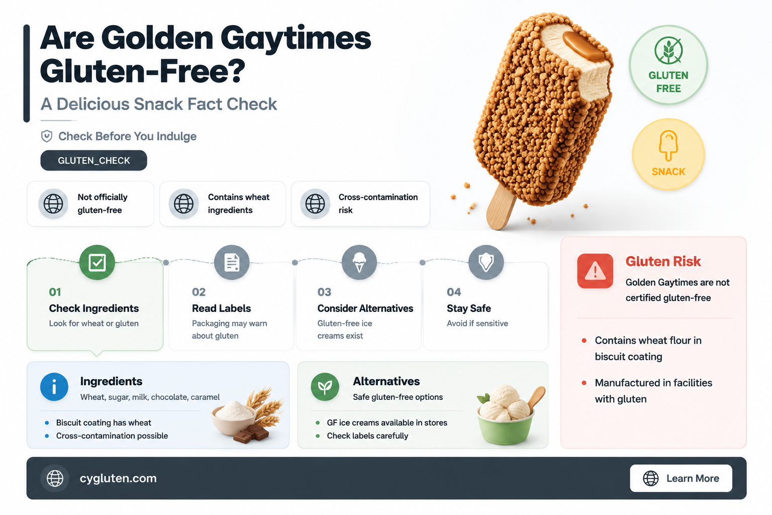 are golden gaytimes gluten free