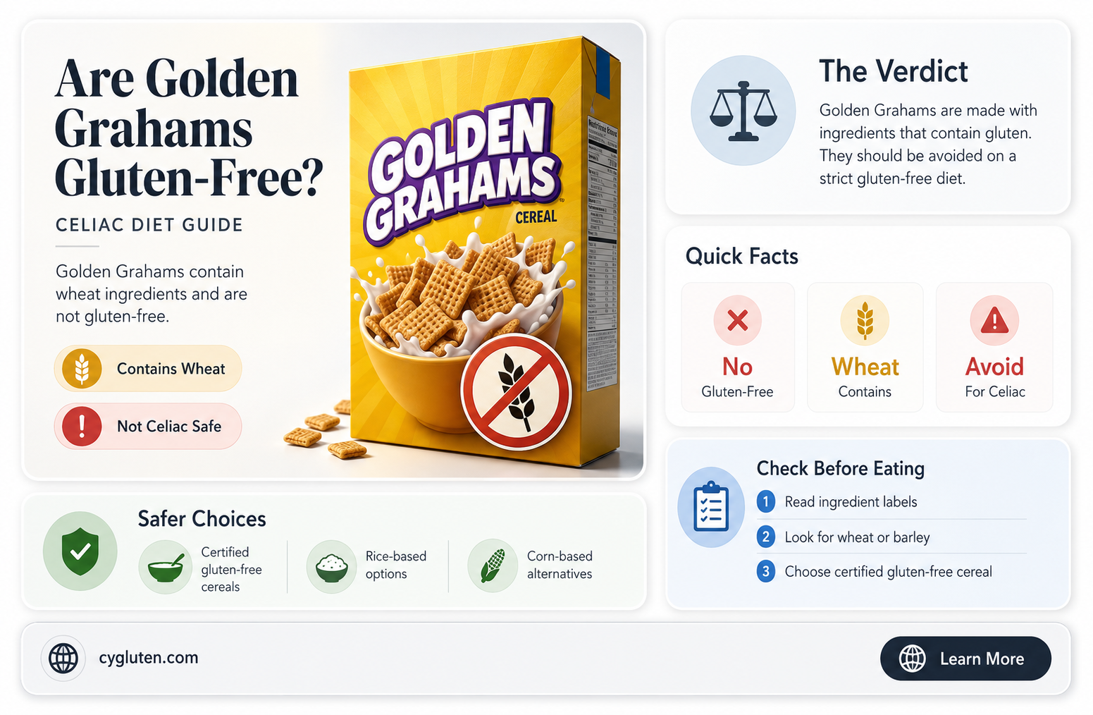 are golden grahams gluten free