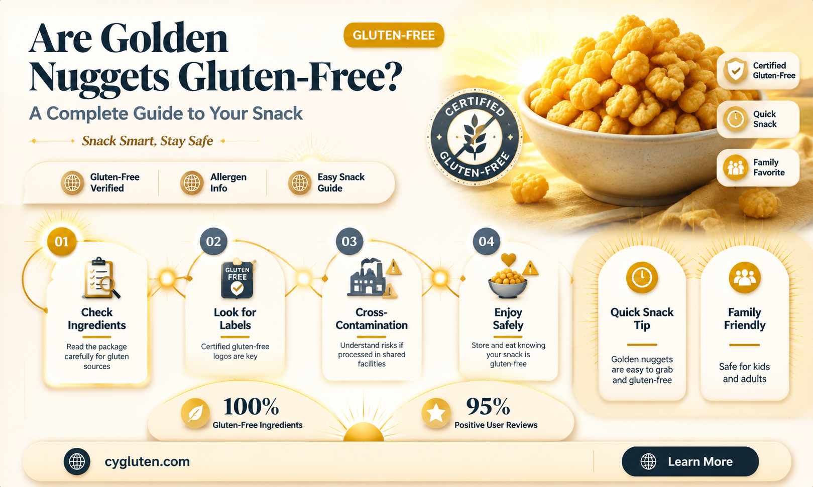 are golden nuggets gluten free