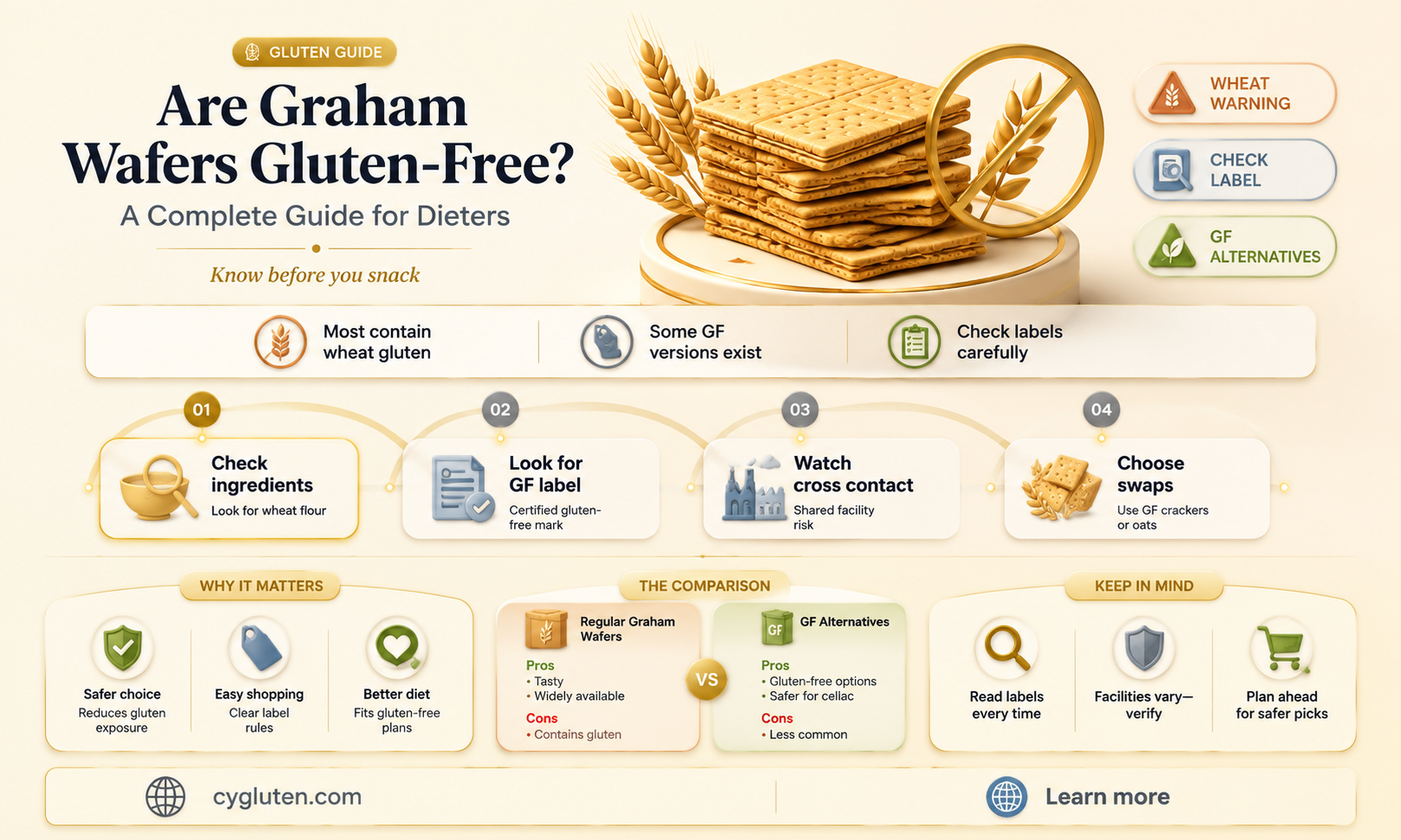 are graham wafers gluten free