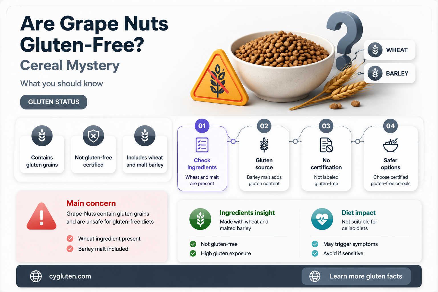 are grape-nuts gluten free