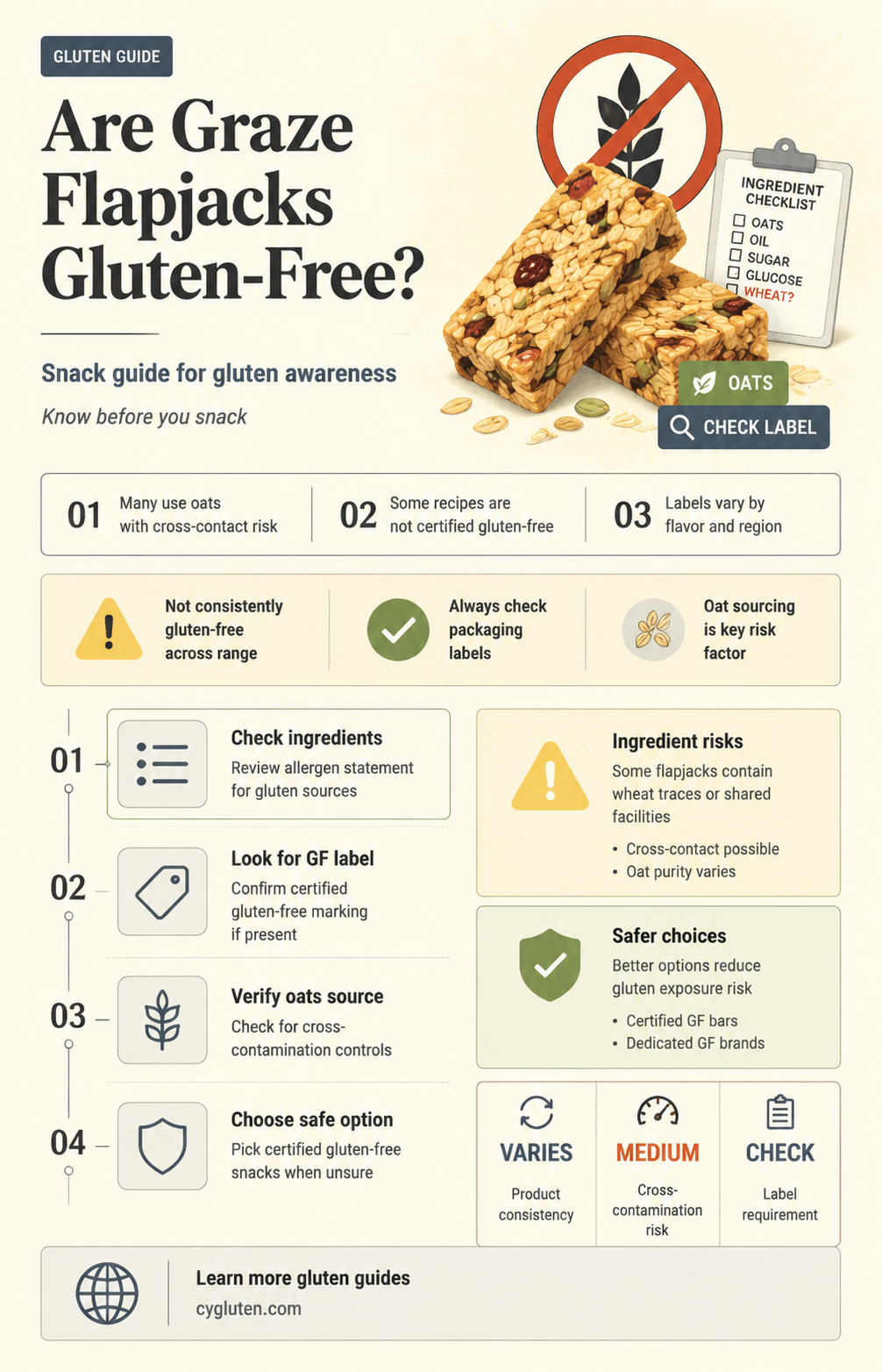 are graze flapjacks gluten free