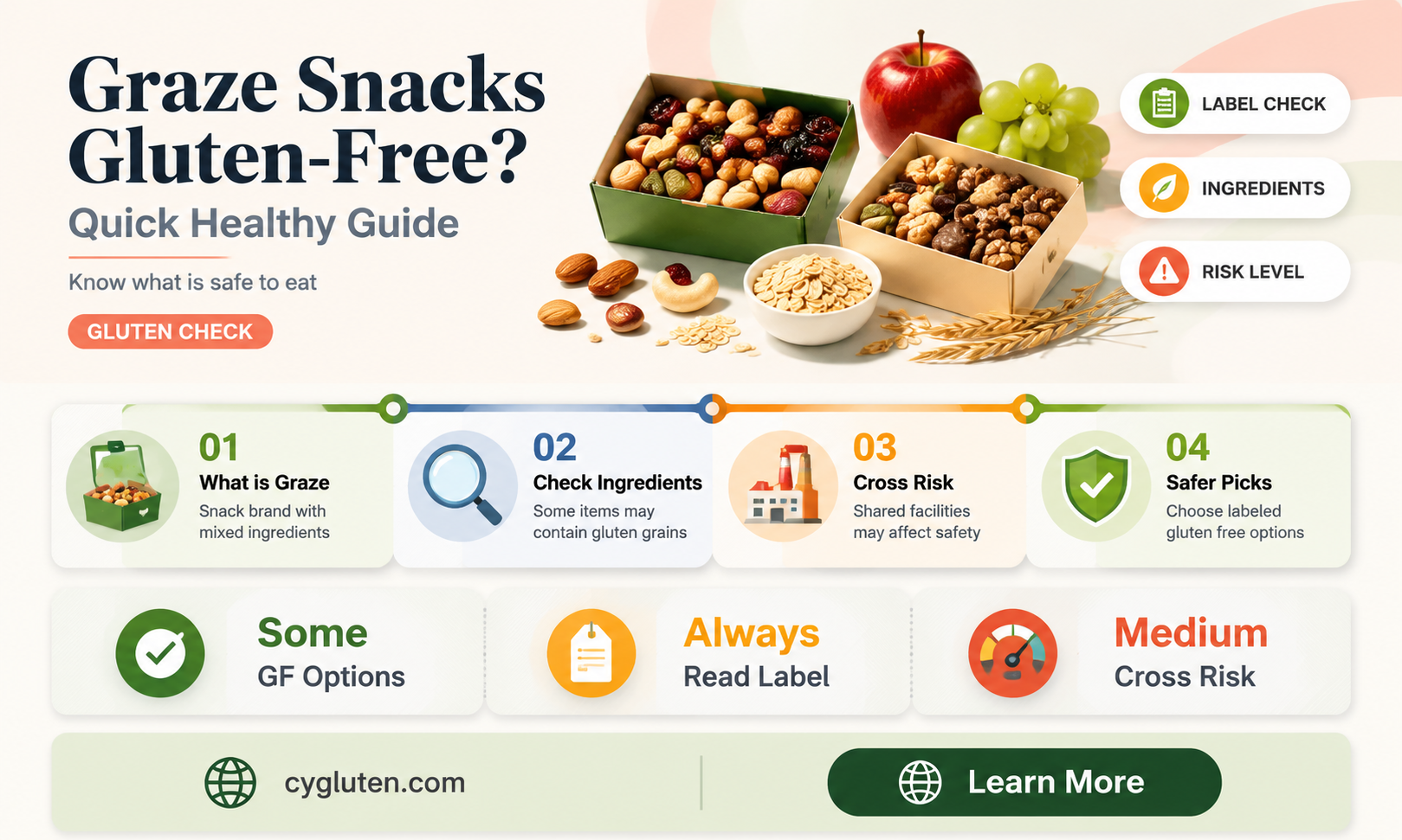 are graze snacks gluten free