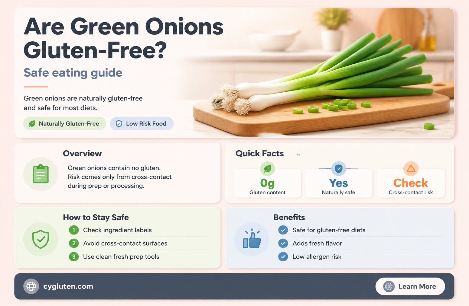 are green onions gluten free