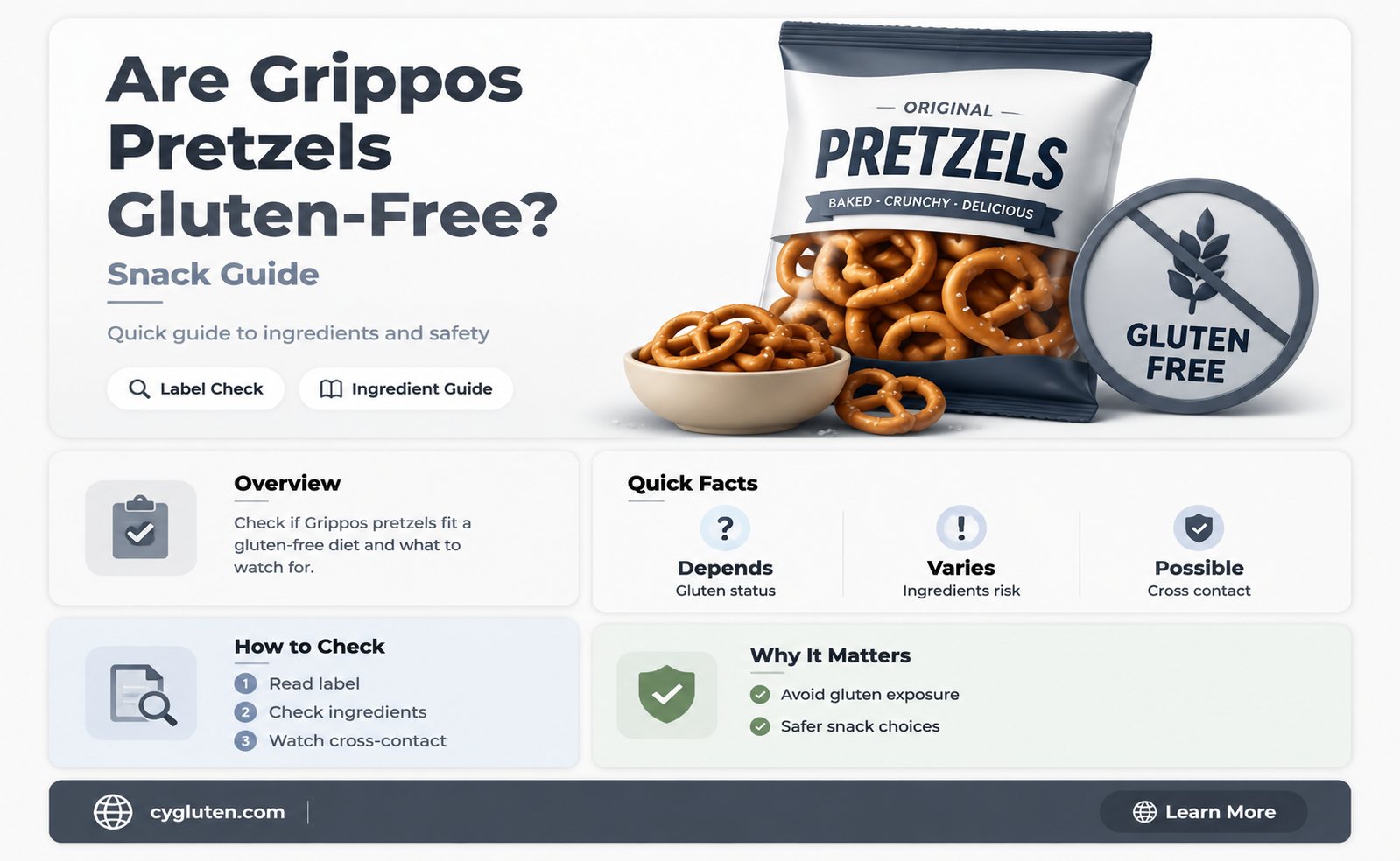 are grippos pretzels gluten free