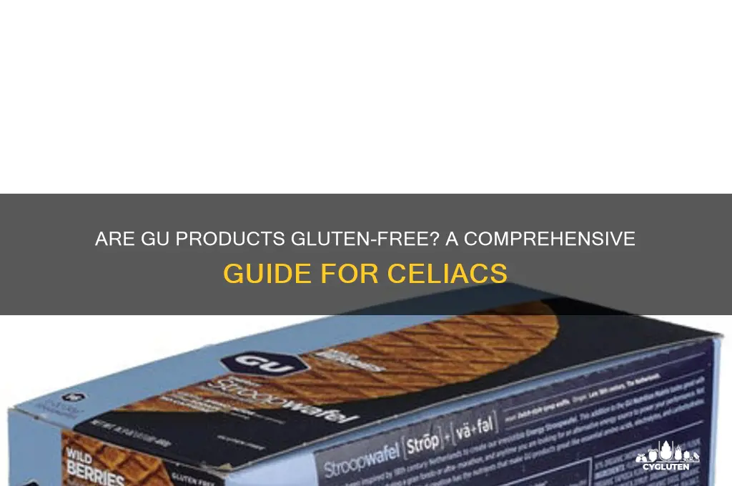 are gu gluten free