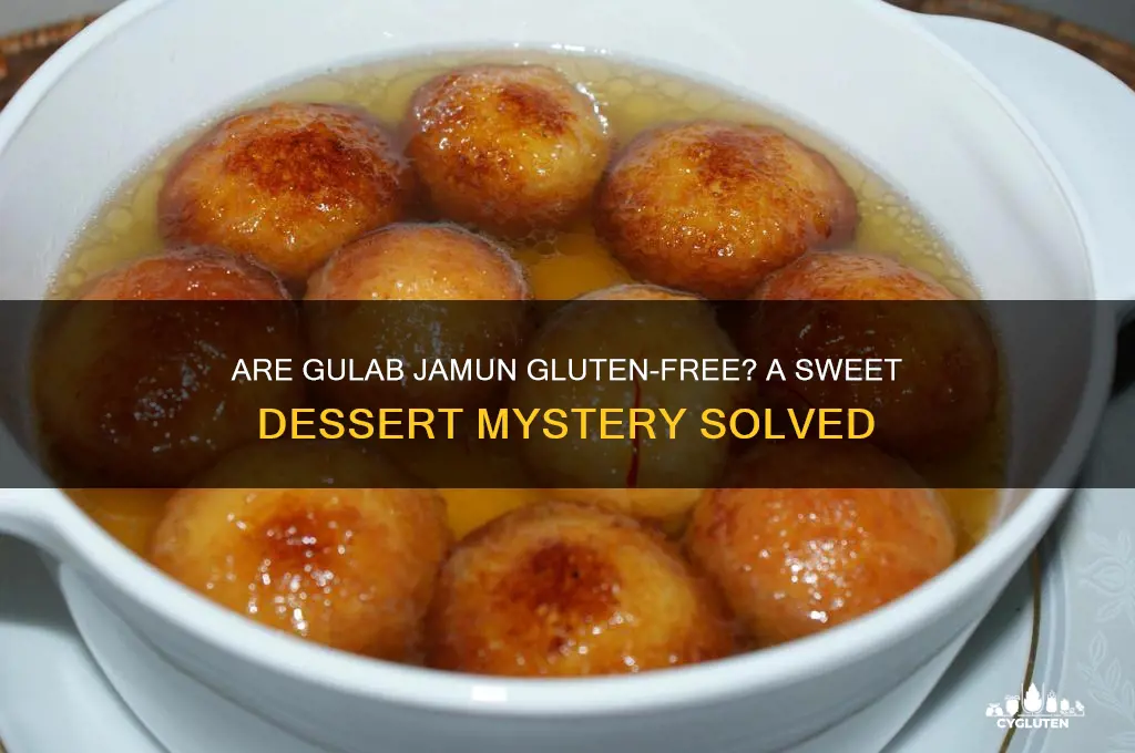 are gulab jamun gluten free
