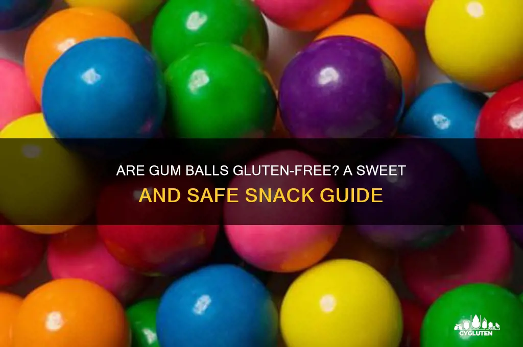 are gum balls gluten free
