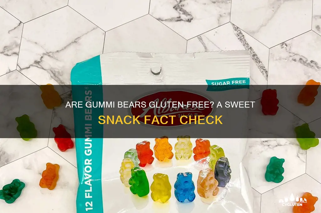 are gummi bears gluten free