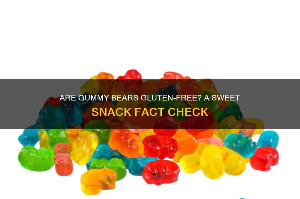 are gummy bears gluten-free