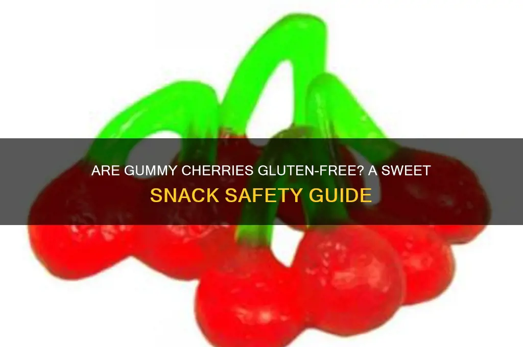 are gummy cherries gluten free