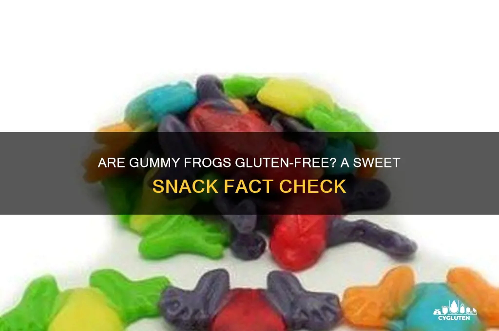 are gummy frogs gluten free