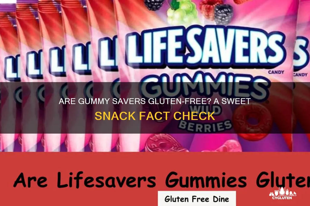 are gummy savers gluten free