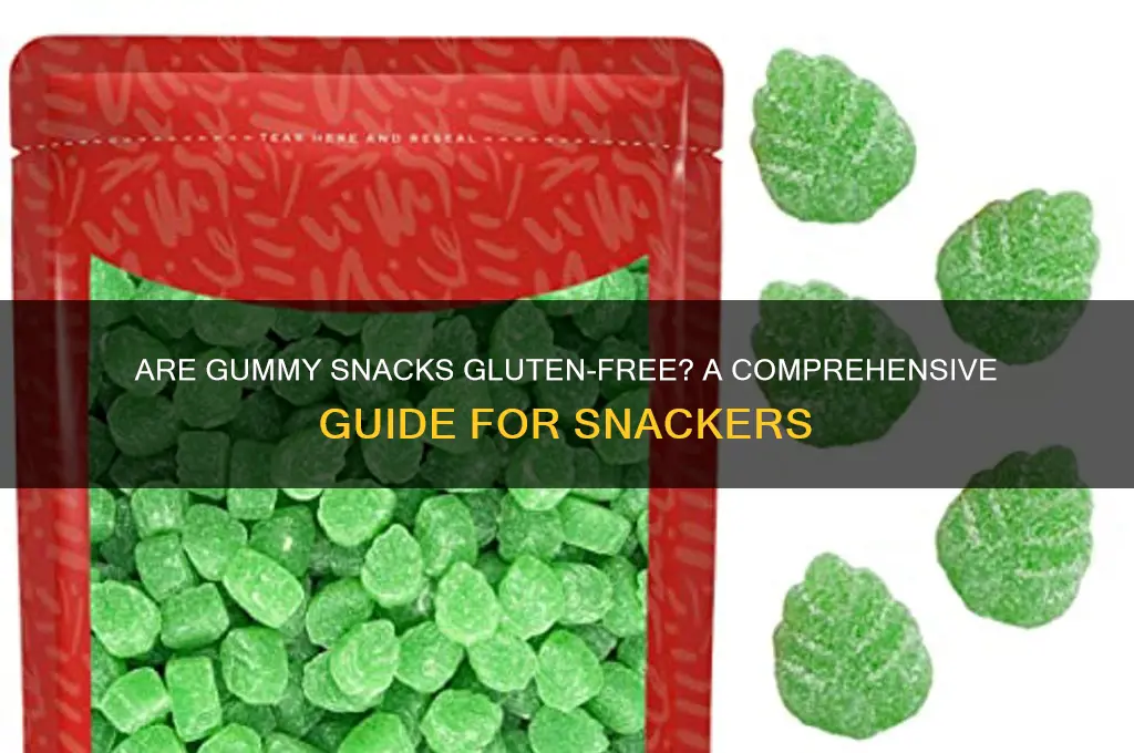 are gummy snacks gluten free
