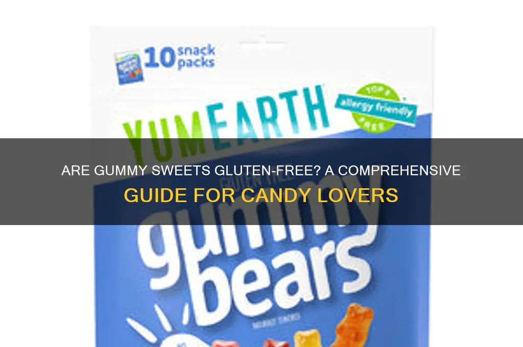 are gummy sweets gluten free