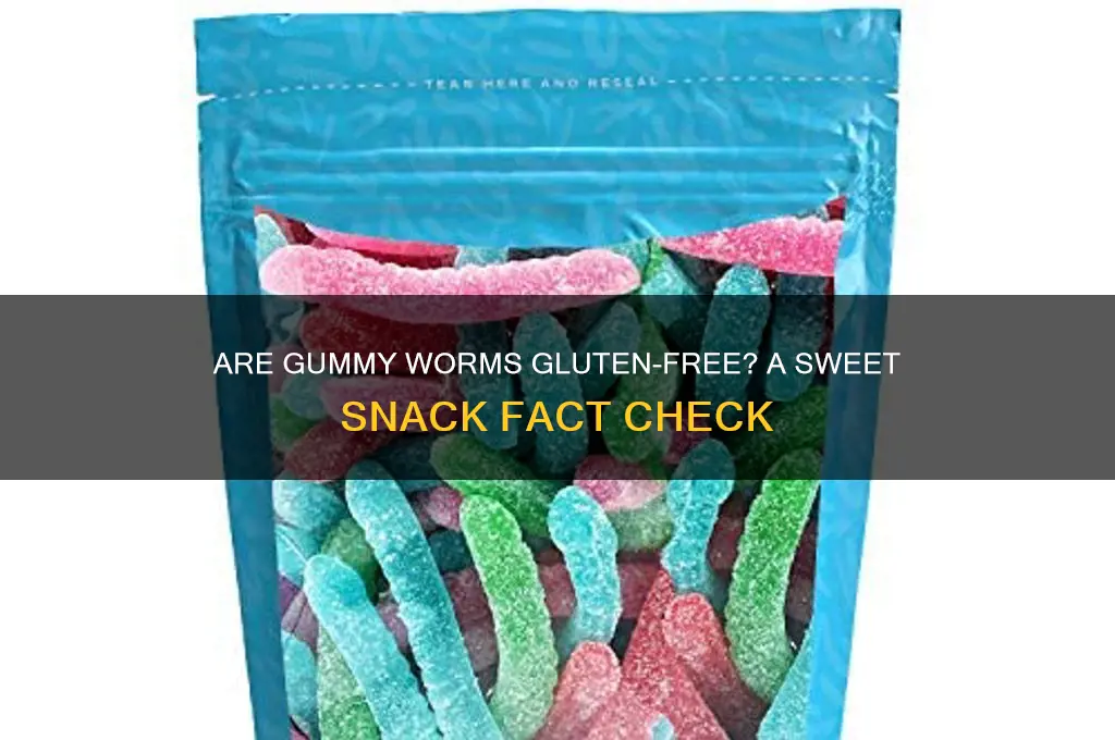 are gummy worms gluten-free