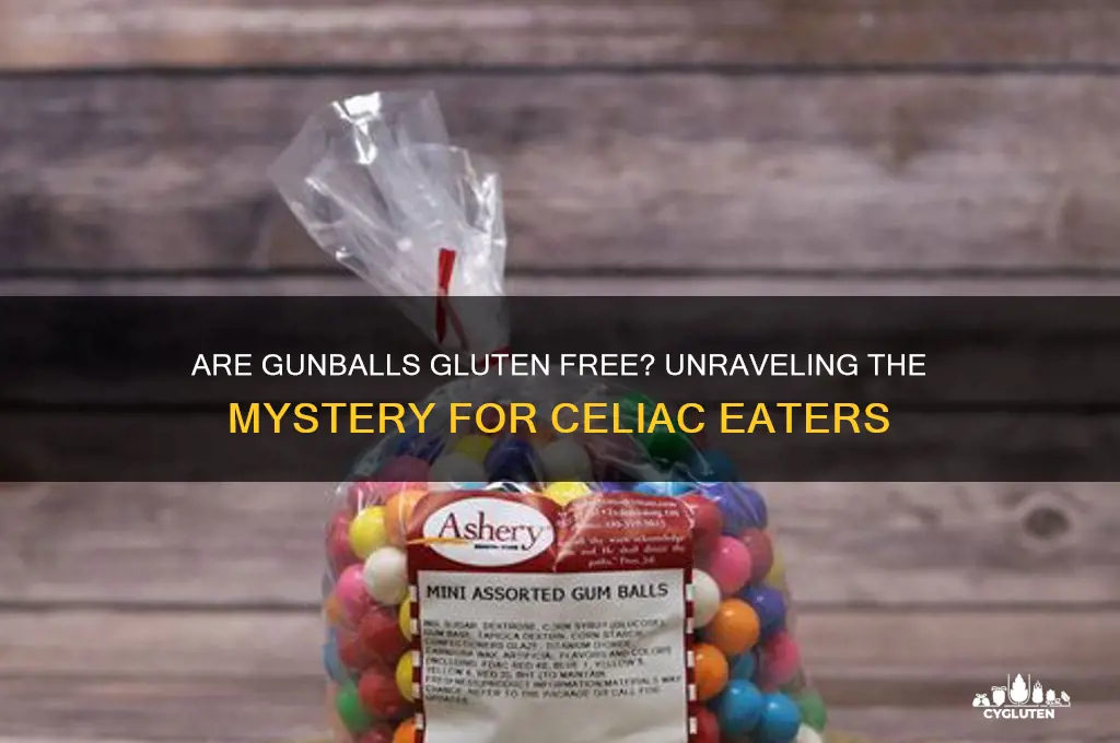 are gunballs gluten free