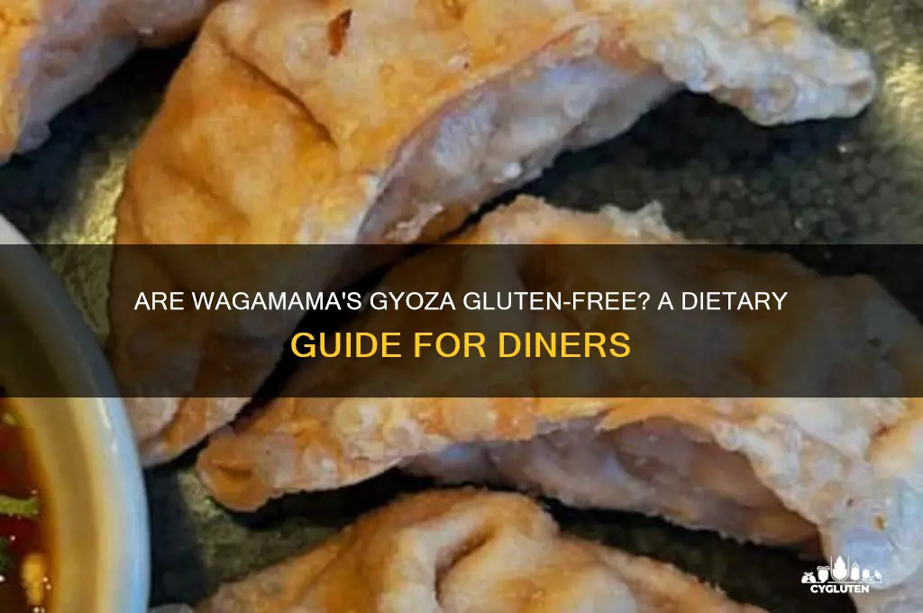 are gyoza gluten free wagamamas